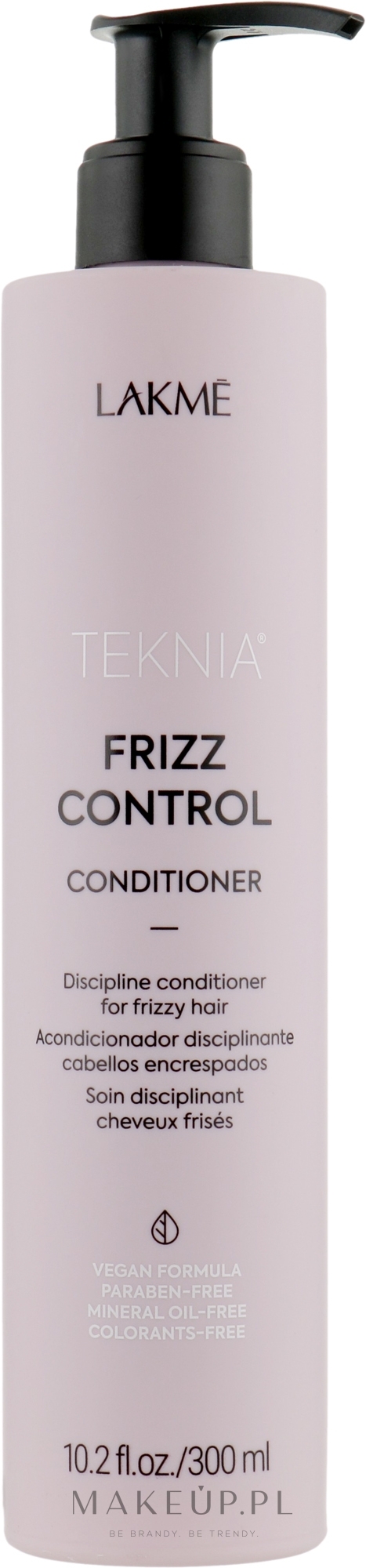 Dyscyplinująca odżywka do włosów puszących się - Lakmé Teknia Frizz Control Conditioner Leave-In — Zdjęcie 300 ml