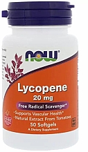 Suplement diety Likopen 20 mg - Now Foods Lycopene 20 mg — Zdjęcie N1