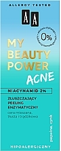 Złuszczający peeling enzymatyczny do twarzy - AA My Beauty Power Acne — Zdjęcie N3