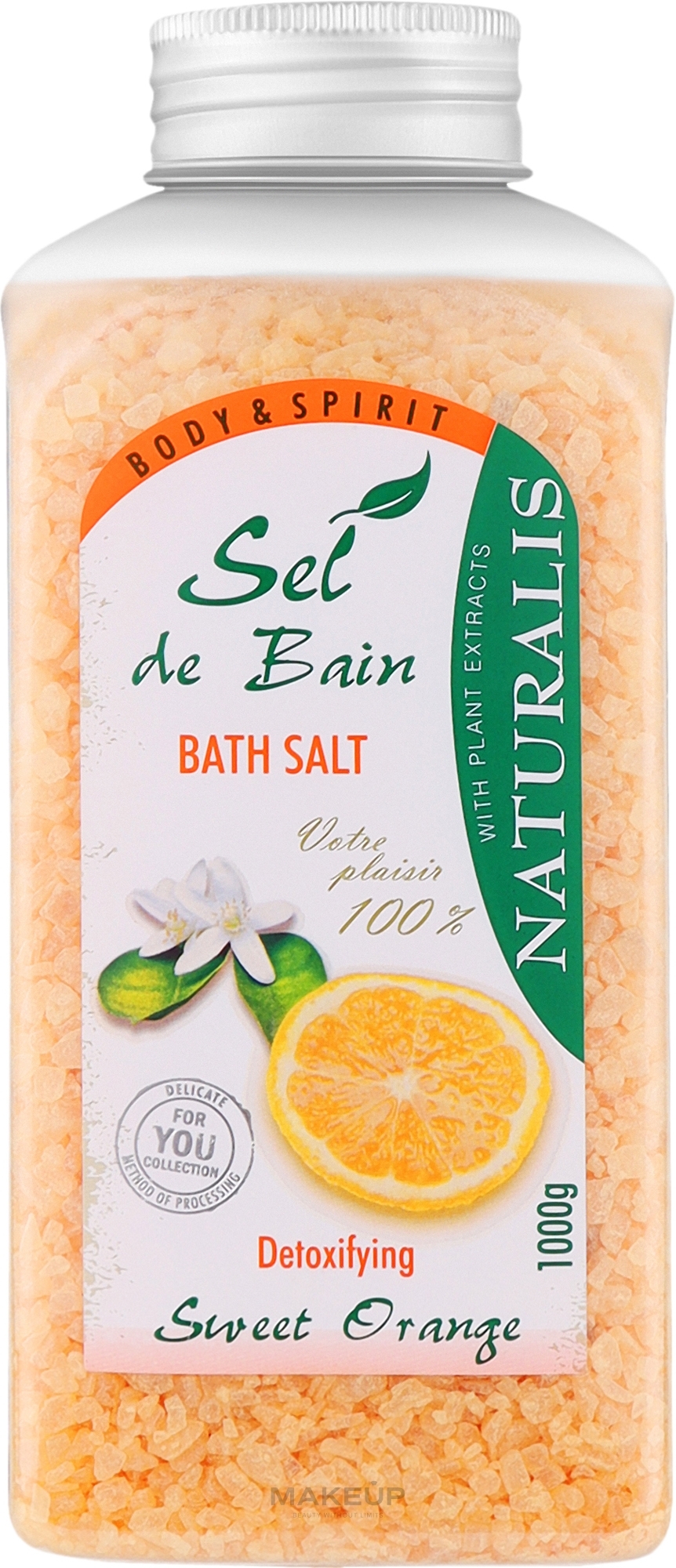 Sól do kąpieli Słodka pomarańcza - Naturalis Sel de Bain Sweet Orange Bath Salt — Zdjęcie 1000 g