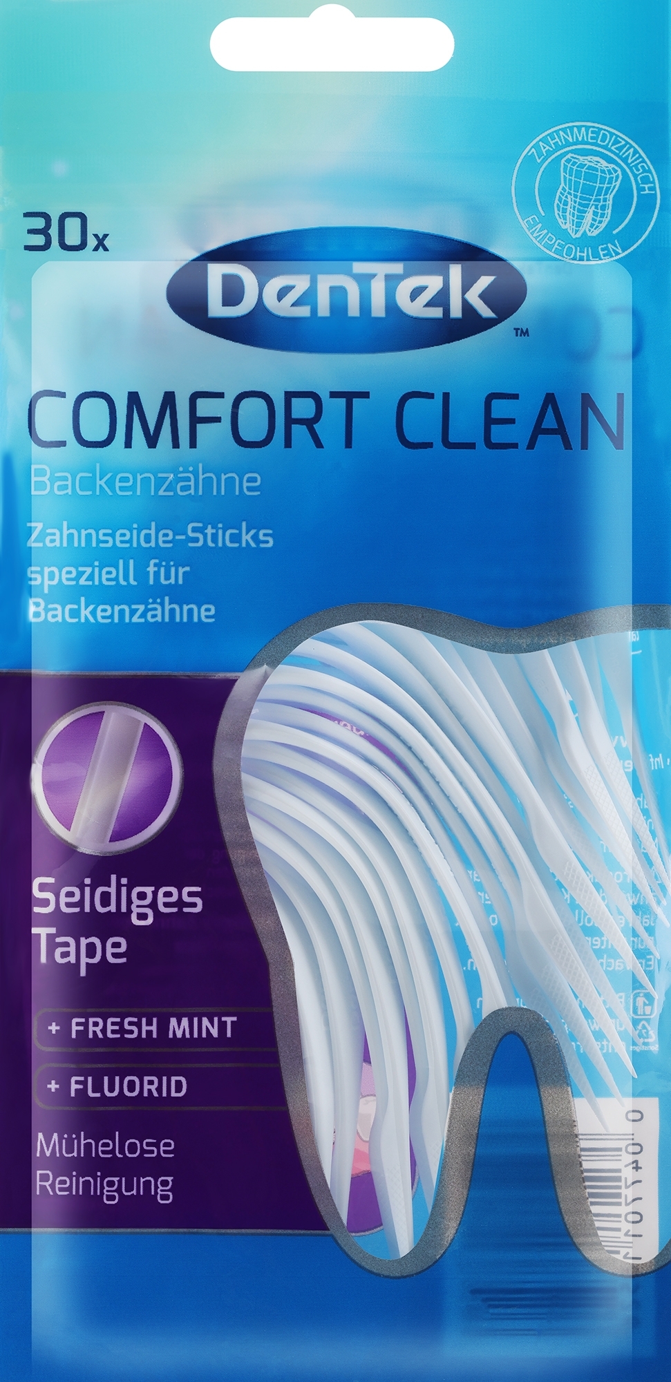 Szczoteczki do czyszczenia przestrzeni międzyzębowych - DenTek Comfort Clean — Zdjęcie 30 szt.