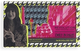 Rozświetlacz - Makeup Revolution Emily In Paris Powder Highlighter — Zdjęcie N1