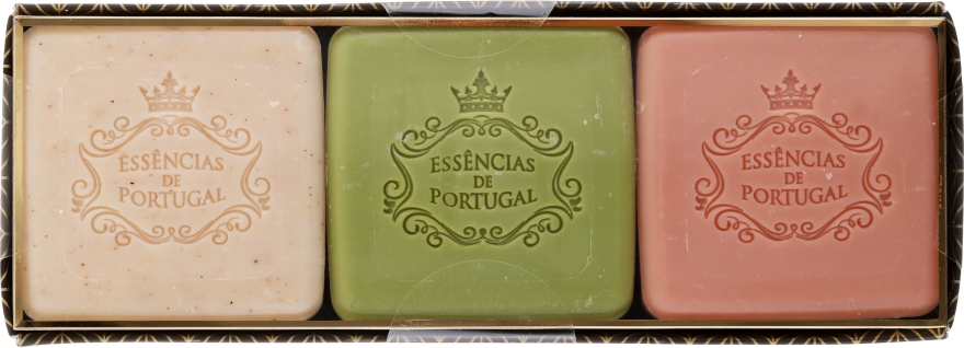 Zestaw aromatycznych mydeł - Essencias de Portugal Aromas Collection Winter Set (3 x soap 80 g) — Zdjęcie N1