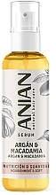 Kup Serum do włosów suchych i zniszczonych - Anian Natural Argan, Macadamia & Wheat Serum
