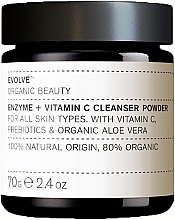 Oczyszczający puder enzymatyczny - Evolve Organic Beauty Enzyme + Vitamin C Cleanser Powder — Zdjęcie N1