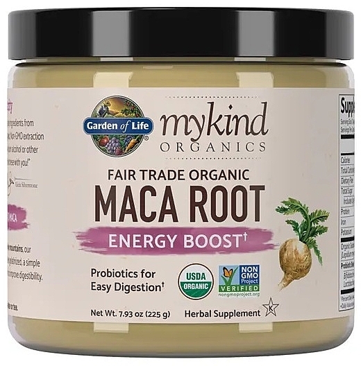 Suplement diety Korzeń Maca, w proszku - Garden of Life Mykind Organics Maca Root Powder — Zdjęcie N1