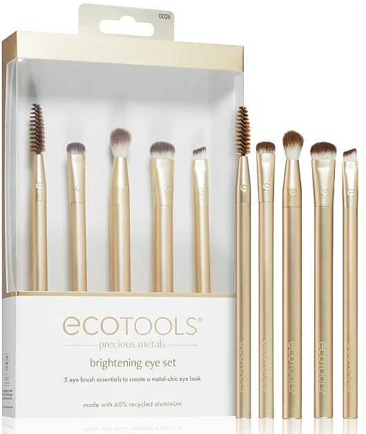 Zestaw pędzli do makijażu - EcoTools Precious Metals — Zdjęcie N1