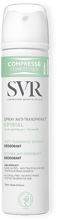 Antyperspirant w sprayu - SVR Spirial Anti-Transpirant Spray — Zdjęcie N1