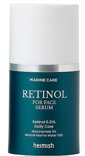 Serum przeciwstarzeniowe z retinolem i 5% niacynamidem - Heimish Marine Care Retinol For Face Serum — Zdjęcie N1