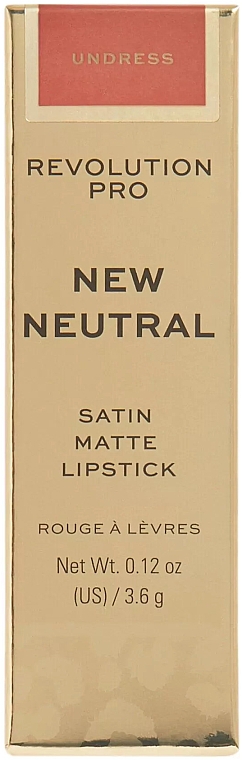 Szminka do ust - Revolution PRO New Neutral Satin Matte Lipstick — Zdjęcie N1