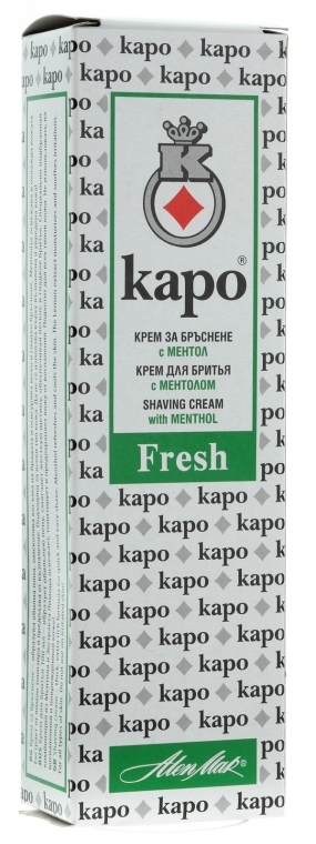 Krem do golenia - KAPO Fresh Shaving Cream — Zdjęcie N3