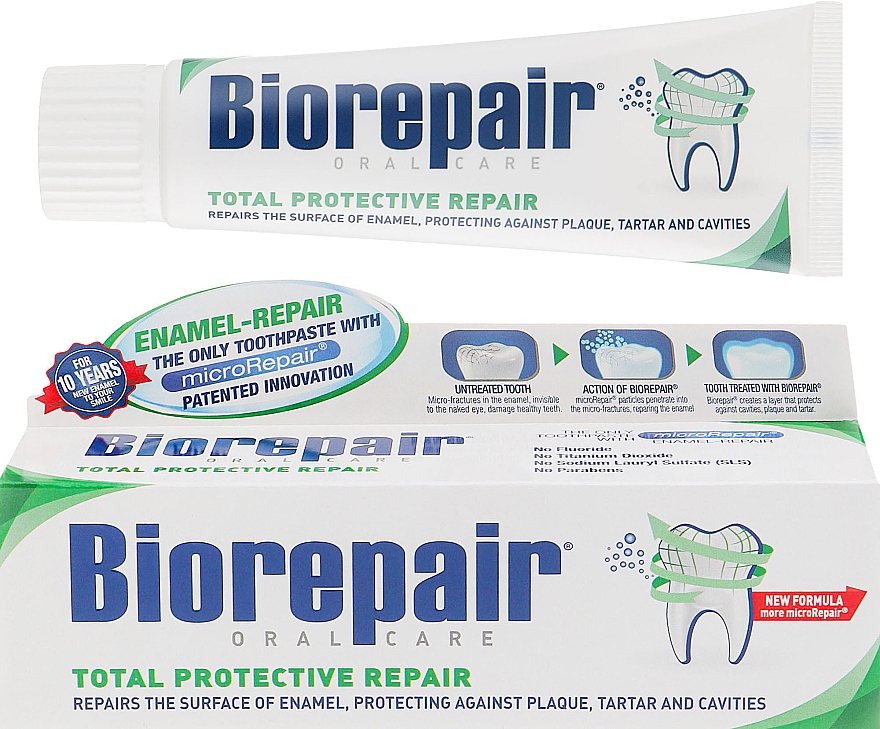 Zestaw - Biorepair (toothpaste/50 + toothpaste/75ml) — Zdjęcie N3