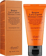 Krem nawilżający do twarzy z olejem marchewkowym - Benton Let’s Carrot Muisture Cream — Zdjęcie N2
