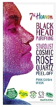 Kup Oczyszczająca brokatowa maska do twarzy Guawa - 7th Heaven Stardust Cosmic Rose Quartz Peel-Off Pink Guava Mask