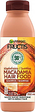 Kup Wygładzający szampon do włosów suchych Makadamia - Garnier Fructis Macadamia Hair Food Shampoo