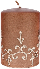 Kup Świeca dekoracyjna, 7x10 cm, brązowa - Artman Tiffany Candle