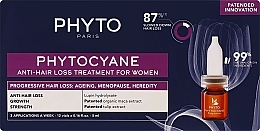 Kup Ampułki przeciw postępującemu wypadaniu włosów - Phyto Phytocyane Progressive Treatment