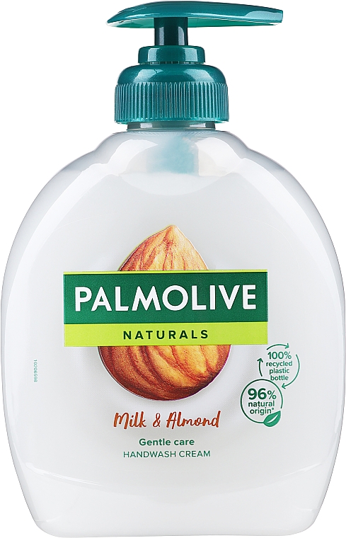 Kremowe mydło w płynie do rąk Mleko i Migdał z dozownikiem - Palmolive Naturals Milk & Almond — Zdjęcie N1