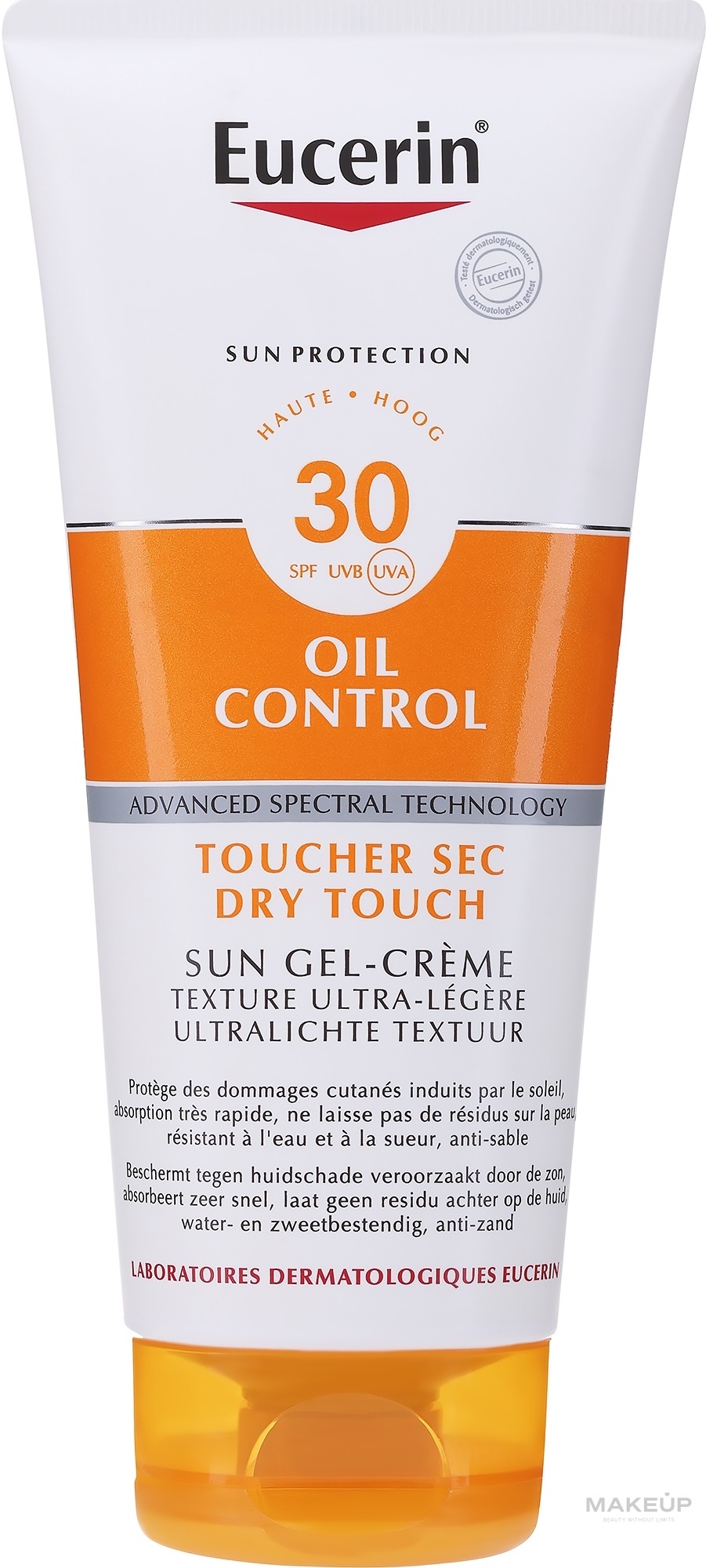 Żel-krem przeciwsłoneczny do ciała SPF 30 - Eucerin Sun Protection Sensitive Protect Sun Gel-Cream Dry Touch SPF 30 — Zdjęcie 200 ml