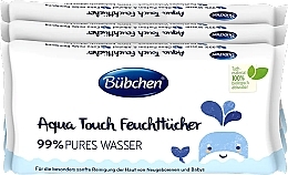 Kup Chusteczki nawilżane, 3x48 szt. - Bubchen Wet Wipes Aqua Touch
