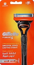 Kup Maszynka do golenia z 2 wymiennymi ostrzami - Gillette Fusion