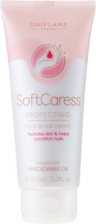 Ochronny krem do rąk i paznokci - Oriflame SoftCaress Protecting Hand & Nail Cream