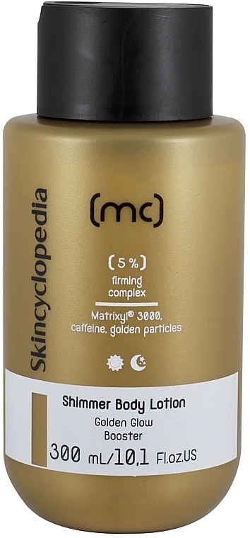 Balsam do ciała z kompleksem ujędrniającym - Skincyclopedia MC Shimmer Body Lotion Golden Glow Booster — Zdjęcie N1