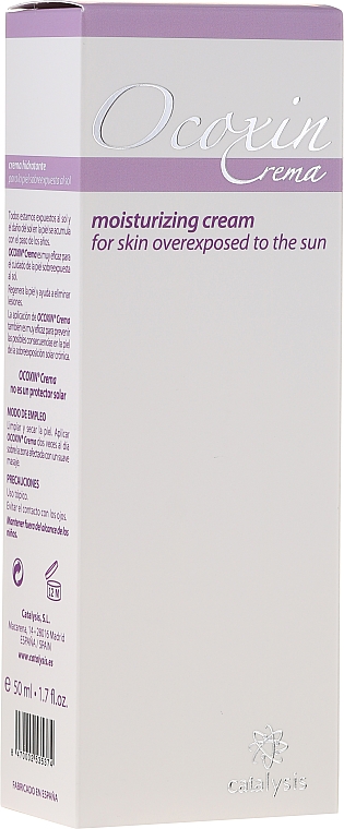 Nawilżający krem do cery zniszczonej słońcem - Catalysis Ocoxin Cream  — Zdjęcie N1
