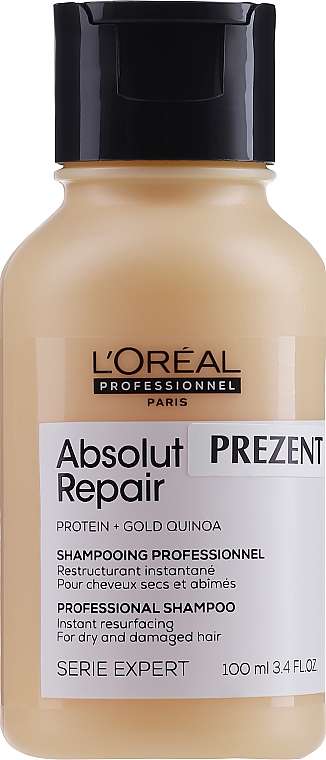 PREZENT! Naprawczy szampon do włosów zniszczonych z komosą i proteinami - L'Oreal Professionnel Serie Expert Absolut Repair Gold Quinoa + Protein Shampoo — Zdjęcie N1