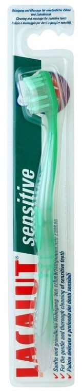 Szczoteczka do zębów, jasno zielona - Lacalut "Sensitive" — Zdjęcie N2