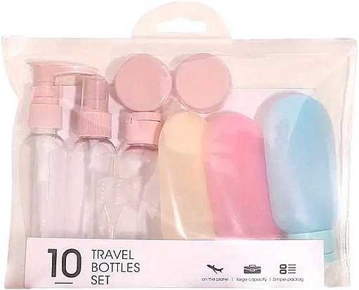 Zestaw pojemników podróżnych 10 w 1 - Ecarla 10 Travel Bottles Set — Zdjęcie N1