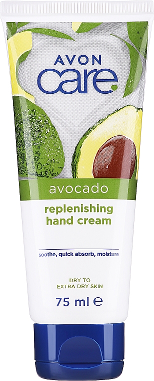 Nawilżający krem ​​do rąk z olejkiem z awokado - Avon Care Avocado Replenishing Hand Cream — Zdjęcie N1