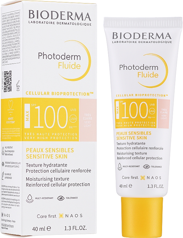 Fluid z filtrem do twarzy - Bioderma Photoderm Fluide Max SPF100+ — Zdjęcie N6