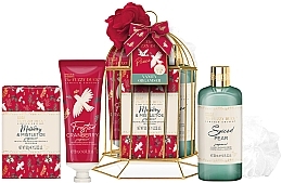 Zestaw - Baylis & Harding The Fuzzy Duck Winter Wonderland Vanity Organiser Gift Set (sh/cr/300ml + sh/gel/130ml + bath/salt/150g + sponge) — Zdjęcie N1