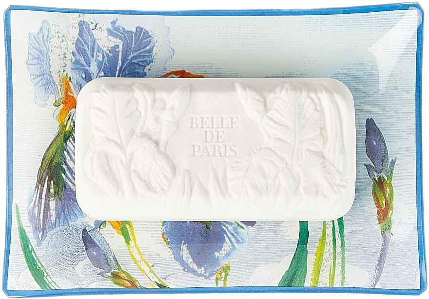 Fragonard Belle De Paris Soap & Soapdish Set - Zestaw (soap/150g + soapdish/1pcs) — Zdjęcie N1