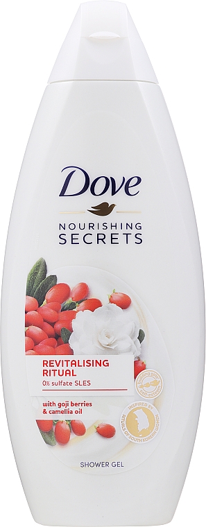 PREZENT! Żel pod prysznic z jagodami goji - Dove Nourishing Secrets Revitalising Ritual Goji Berries Shower Gel — Zdjęcie N1