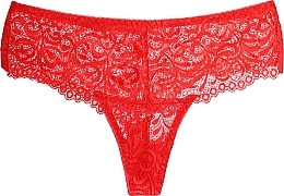 Koronkowe majtki damskie bdm550-008, czerwone - Moraj — Zdjęcie N1