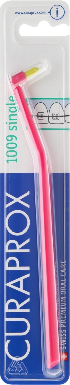 Jednopęczkowa szczoteczka do zębów Single CS 1009, malinowa - Curaprox — Zdjęcie N2