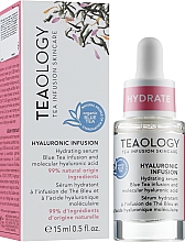 Nawilżające serum do twarzy z molekularnym kwasem hialuronowym - Teaology Hyaluronic Infusion Hydrating Serum — Zdjęcie N2