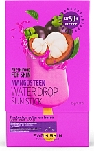 Wodoodporny sztyft przeciwsłoneczny - Farm Skin Fresh Food For Skin Mangosteen Water Drop Sun Stick SPF50+ — Zdjęcie N2