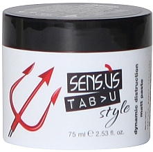 Matująca pasta do włosów - Sensus Tabu Style Dynamic Distribution — Zdjęcie N1