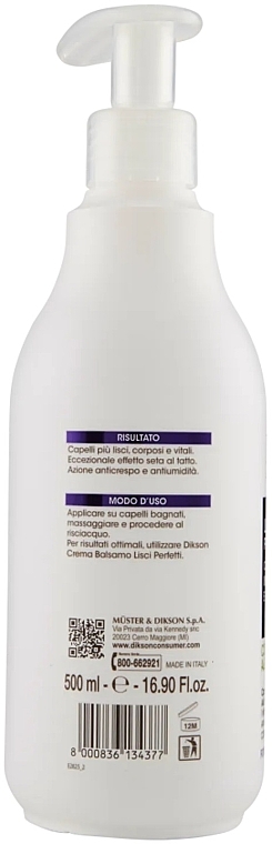 Szampon do włosów gładkich - Dikson Lisci Perfetti Shampoo — Zdjęcie N2