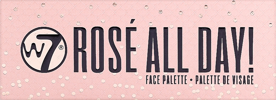 Paleta do makijażu twarzy i oczu - W7 Face & Eye Palette Rose All Day — Zdjęcie N2