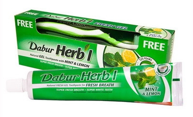 Pasta do zębów - Dabur Herb`l Mint & Lemon — Zdjęcie N1