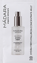 Nawilżający żel hialuronowy do twarzy, zachowuje młodość skóry - Madara Cosmetics Time Miracle Hydra Firm Hyaluron Concentrate Jelly (próbka) — Zdjęcie N1