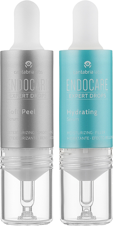 Zestaw - Cantabria Labs Endocare Expert Drops Hydrating Protocol (ser/2*10ml) — Zdjęcie N2