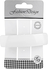 Automatyczna spinka do włosów Fashion Design, 28557, biała - Top Choice Fashion Design HQ Line — Zdjęcie N1