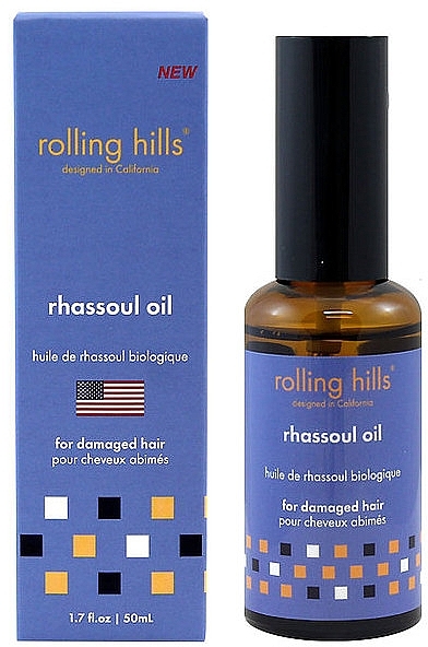 Olejek do włosów - Rolling Hills Rhassoul Oil — Zdjęcie N1