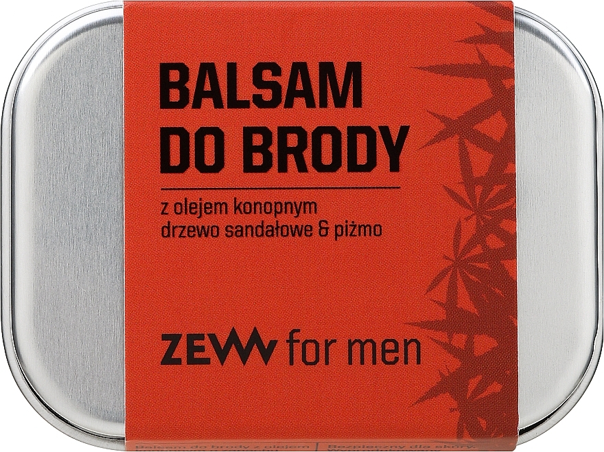 Balsam do brody z olejem konopnym Drzewo sandałowe i piżmo - Zew Beard Balm — Zdjęcie N1