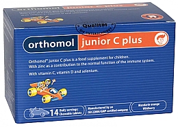 Kup Suplement diety dla dzieci z witaminą C, 14 tabletek do żucia - Orthomol Immun Junior C Plus
